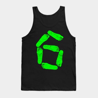 6 Feet Apart Social Distancing 2020 Zombie Halloween Tank Top